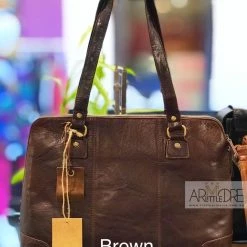 WOMEN Rugged Hide Eva RH-233 Ladies Shoulder Laptop / Tablet Leather Bag