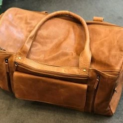 Oran Leather U-736 Lone Ranger Leather Overnight Bag SALE