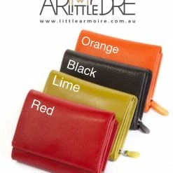 Oran Leather WL-398 Ruby Small Compact Leather Wallet