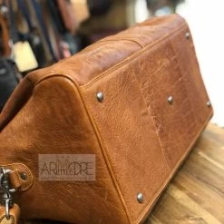 Oran Leather SALE Rugged Hide RH-1302 Leo Leather Overnight Luggage Bag