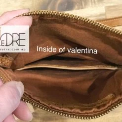 Rugged Hide Valentina RH-40639 Ladies Leather Sling Bag / Clutch With Stud Design WOMEN