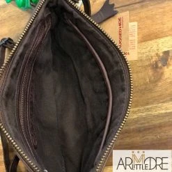 Rugged Hide Victoria RH-41028 Ladies Leather Clutch With Shoulder Strap