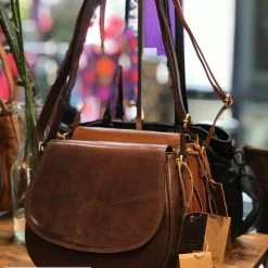 Rugged Hide Nala RH-208 Classic Ladies Flap Cross Body Leather Bag