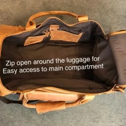 Oran Leather U-736 Lone Ranger Leather Overnight Bag SALE