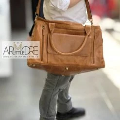 Oran Leather U-736 Lone Ranger Leather Overnight Bag SALE