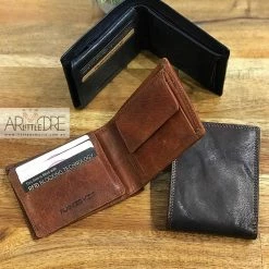 Rugged Hide Jesse RH-128 Jesse Men's Leather Wallet With Coin