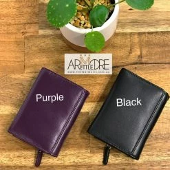 Oran Leather WL-398 Ruby Small Compact Leather Wallet