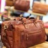Oran Leather OB-17336 Leather Travel Bag / Luggage