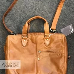 Oran Leather OB-23202 Garnet Vintage Leather Satchel Bag