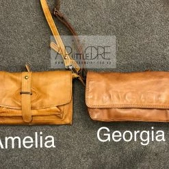 Rugged Hide Georgia RH-36435 Small Ladies Cross Body / Clutch Soft Leather Bag WOMEN