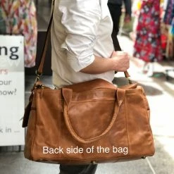 Oran Leather U-736 Lone Ranger Leather Overnight Bag SALE