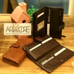 Rugged Hide RH-3030 Nova Press Stud Tab Ladies Leather Wallet WOMEN