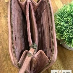 Brand new ⭐ Rugged Hide Pearl RH-2217 Ladies Medium Size Zip Around Lattice Weave Design Wallet 👩 WOMEN 🎁 23 Rugged Hide Pearl RH-2217 Ladies Medium Size Zip Around Lattice Weave Design Wallet WOMEN