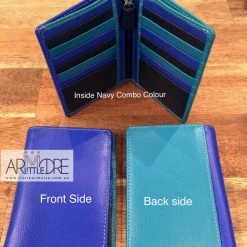 WOMEN Oran Leather RW-02 Zip Mini Leather Card Holder Wallet