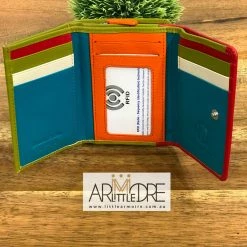 Oran Leather WL-398 Ruby Small Compact Leather Wallet