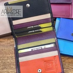 Franco Bonini FB-15033 Mini RFID Leather Wallet / Coin Purse