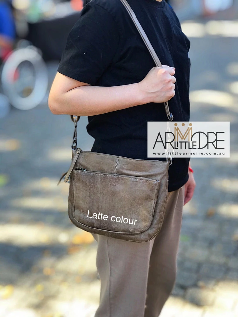 Outlet โญ Rugged Hide Aisha RH-13688 Soft Leather Crossbody Leather Bag ๐ 4 Rugged Hide Aisha RH-13688 Soft Leather Crossbody Leather Bag