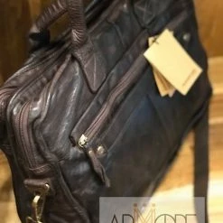 Rugged Hide Cooper RH-5006 Vintage Business Leather Laptop / Document Bag