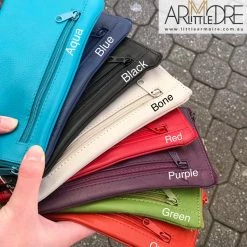 Little Armoire Soft Leather Double Sided Glasses Case With Side Pocket FB-3388 - 3 Zipped WOMEN