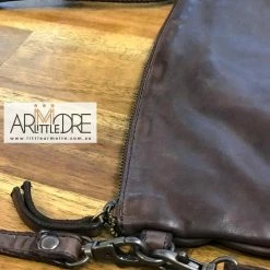 Rugged Hide Victoria RH-41028 Ladies Leather Clutch With Shoulder Strap