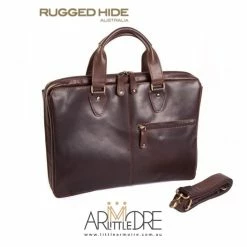 Oran Leather OB-23202 Garnet Vintage Leather Satchel Bag