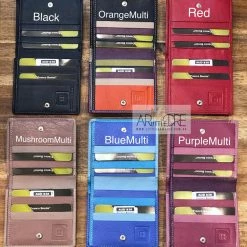 Franco Bonini FB-15033 Mini RFID Leather Wallet / Coin Purse