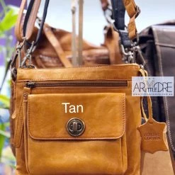 Rugged Hide Sylvia RH-13690 Small Soft Leather Ladies Cross Body Bag WOMEN