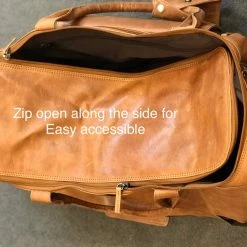 Oran Leather U-736 Lone Ranger Leather Overnight Bag SALE