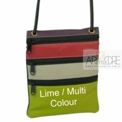 Franco Bonini FB-441 Multi Coloured Small Soft Sling Leather Bag WOMEN