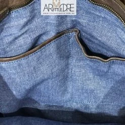 WOMEN Rugged Hide Fiona RH-13644 Multi Zip Soft Leather Crossbody Leather Bag