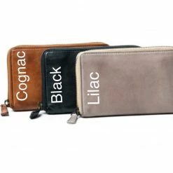 Rugged Hide Lark RH-15574 Medium Ladies Zip Around Leather Wallet WOMEN