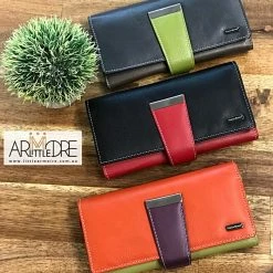 Franco Bonini FB-4207 Large Ladies Multi Colour Wallet 20 Cards Holder And Coin Section WOMEN