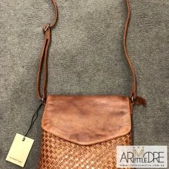 Rugged Hide Mariana RH-3035 Woven Leather Cross Body Bag
