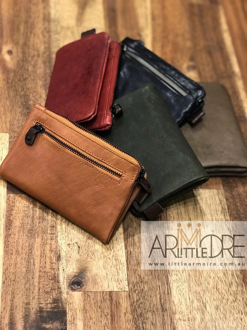 Flash Sale ⌛ Rugged Hide RH-2005 Aliya Lightly Textured Waxy Leather Bi-fold Wallet ✨ 8 Rugged Hide RH-2005 Aliya Lightly Textured Waxy Leather Bi-fold Wallet