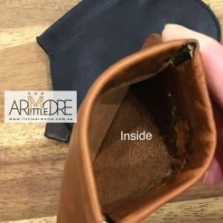 Oran Leather Mark CP-9020 Leather Coin Purse With Strong Metal Spring Closure