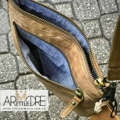 Rugged Hide Marcelle RH-13689 Small Soft Leather Crossbody Leather Pouch Bag