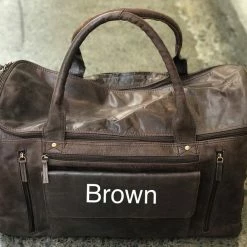 Oran Leather U-736 Lone Ranger Leather Overnight Bag SALE