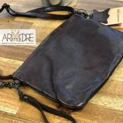 Rugged Hide Victoria RH-41028 Ladies Leather Clutch With Shoulder Strap