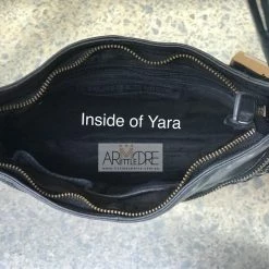 SALE Rugged Hide Yara RH-40477 Ladies Sling Bag With Woven And Stud Design