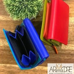 Oran Leather WL-398 Ruby Small Compact Leather Wallet