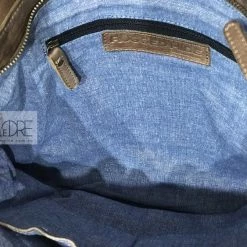 WOMEN Rugged Hide Fiona RH-13644 Multi Zip Soft Leather Crossbody Leather Bag