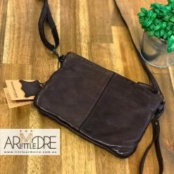 Rugged Hide Victoria RH-41028 Ladies Leather Clutch With Shoulder Strap