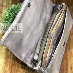 Rugged Hide Maeve RH-1979 Soft Leather Ladies Wallet With Weave Design