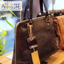 WOMEN Rugged Hide Eva RH-233 Ladies Shoulder Laptop / Tablet Leather Bag