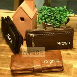 Rugged Hide RH-3030 Nova Press Stud Tab Ladies Leather Wallet WOMEN