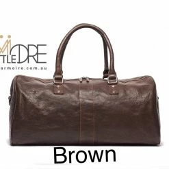 Oran Leather SALE Rugged Hide RH-1302 Leo Leather Overnight Luggage Bag