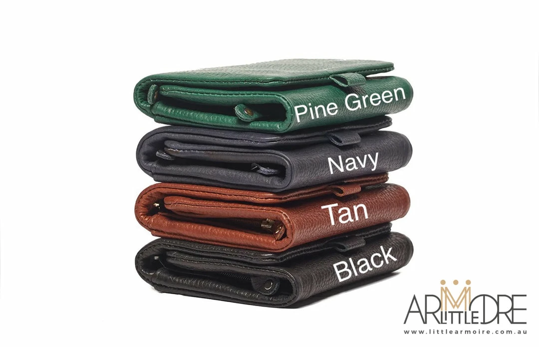 Best Sale 👍 Rugged Hide Joanne RH-8002 Leather Tri-fold Wallet 😍 4 Rugged Hide Joanne RH-8002 Leather Tri-fold Wallet