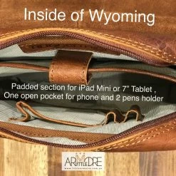 Best Pirce ๐ Oran Leather Rugged Hide Wyoming RH-6002 Wyoming Vintage Leather Bag โญ 15 Oran Leather Rugged Hide Wyoming RH-6002 Wyoming Vintage Leather Bag