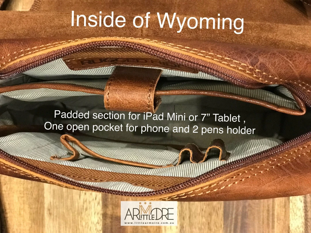 Best Pirce ๐ Oran Leather Rugged Hide Wyoming RH-6002 Wyoming Vintage Leather Bag โญ 6 Oran Leather Rugged Hide Wyoming RH-6002 Wyoming Vintage Leather Bag