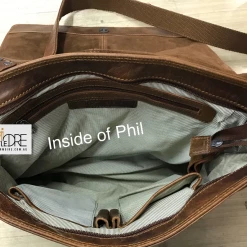 New ๐ฏ Oran Leather OB-23249 Phil Leather Satchel Satchel / Laptop Bag โ๏ธ 8 Oran Leather OB-23249 Phil Leather Satchel Satchel / Laptop Bag